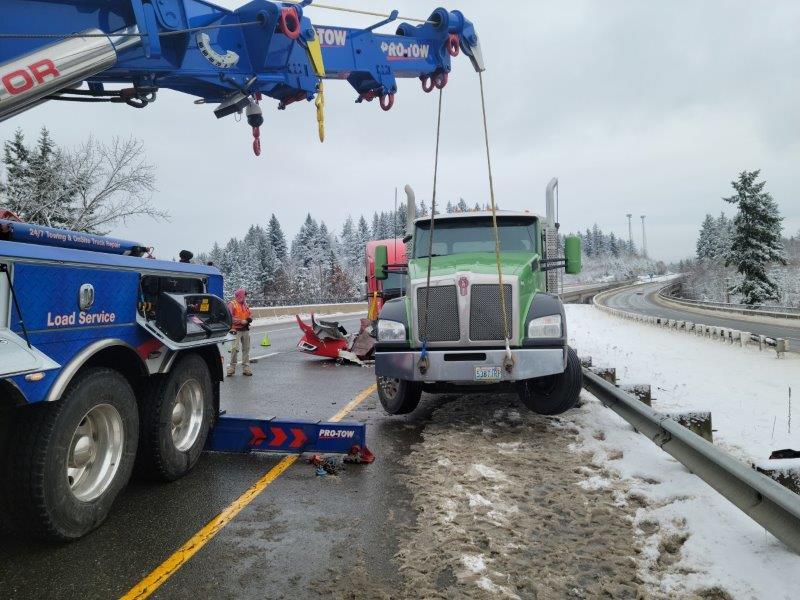 2021-12-28: Doubled Up Semi-Truck Collision Recovery
